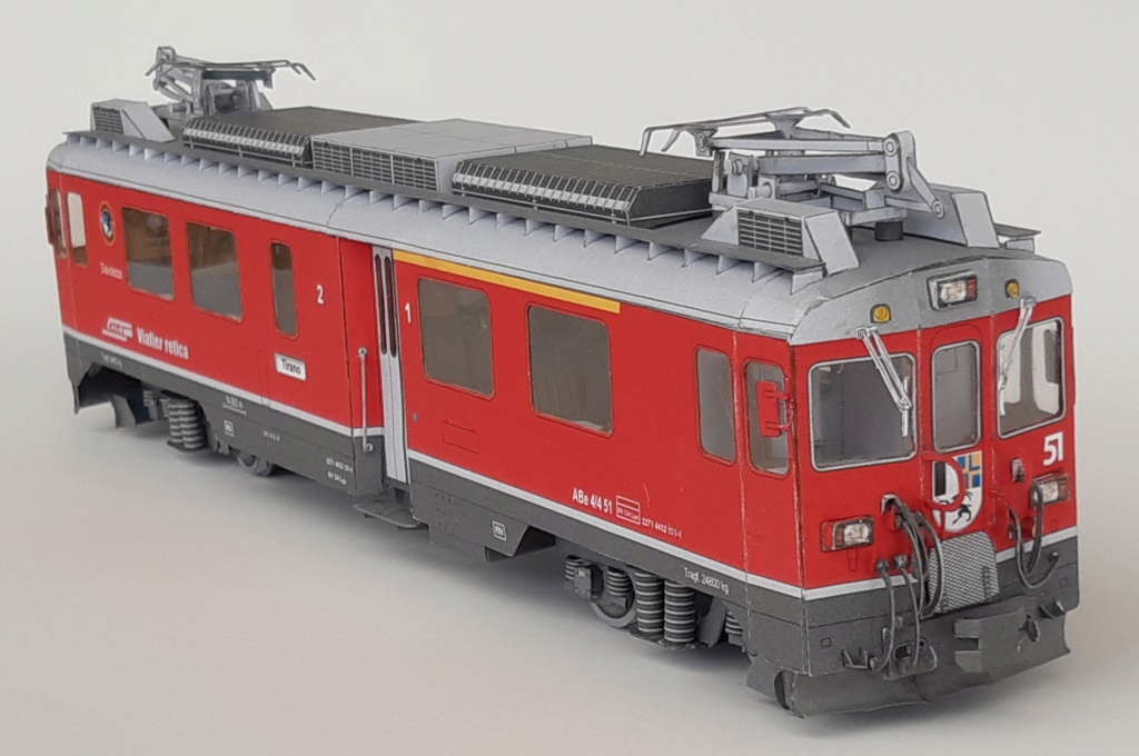 Triebwagen der Rhätischen Bahn ABe4/4, M 1:45, HS-Design 20230829