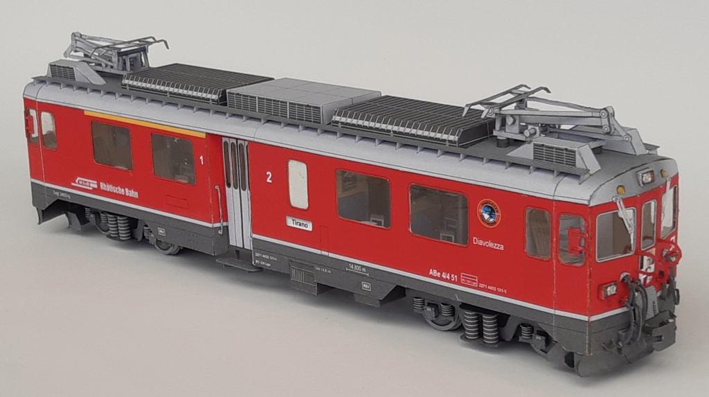 Triebwagen der Rhätischen Bahn ABe4/4, M 1:45, HS-Design 20230832