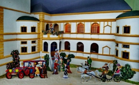 Diorama "das Traumschloss im Wald", 30 mm flach Schlos11