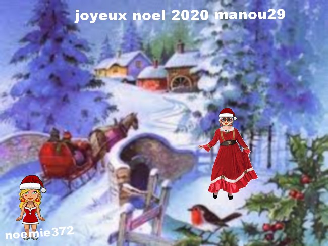 joyeux noel mes dauphines  Manou227