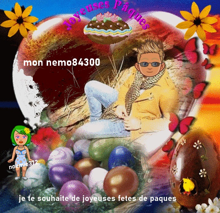 je vous souhaite de joyeuses fetes de paques a tous  Nemo_812