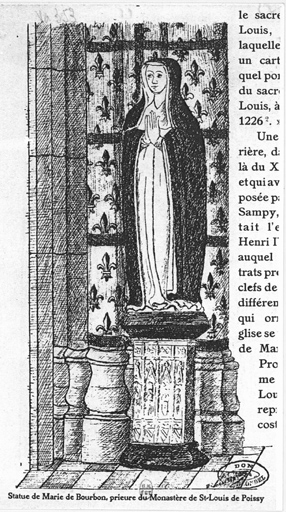 Le tombeau de coeur de Philippe IV le Bel à Poissy (disparu) Poissy20