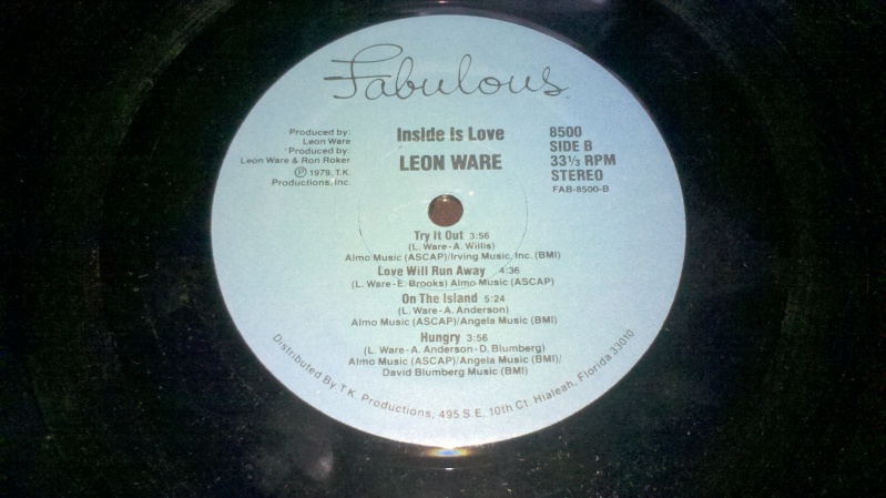 LEON WARE - inside your love - lp 1979 fabulous  2013-016