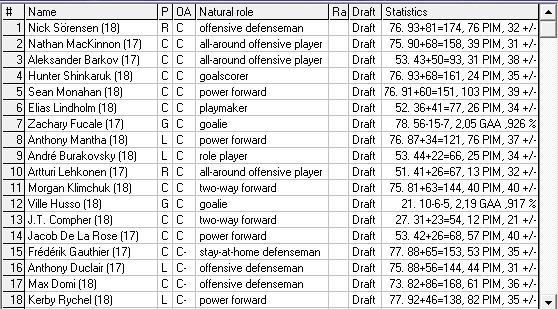 Prospects draft 2013 1-1810