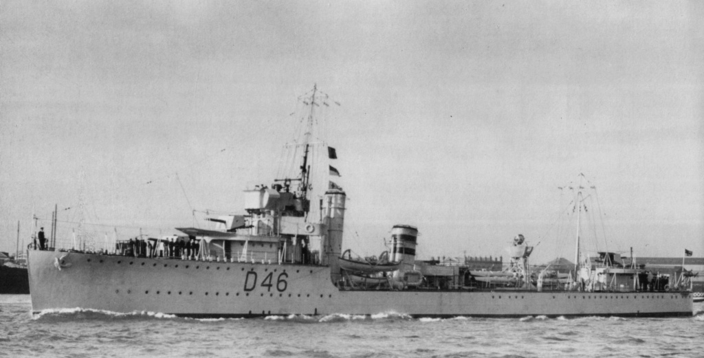 ROYAL NAVY : DESTROYER TYPE 'W' Winche11