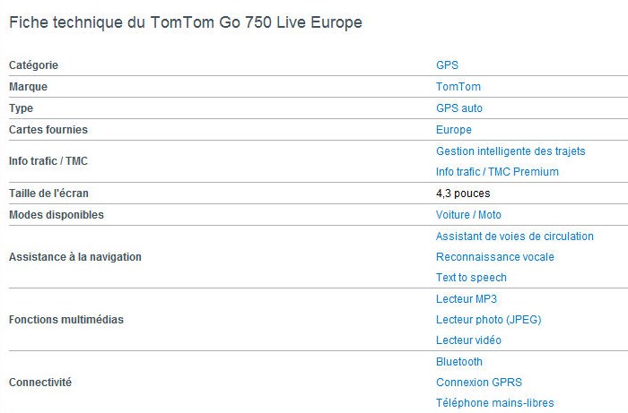 Vends GPS TomTom 750 live Europe Image110