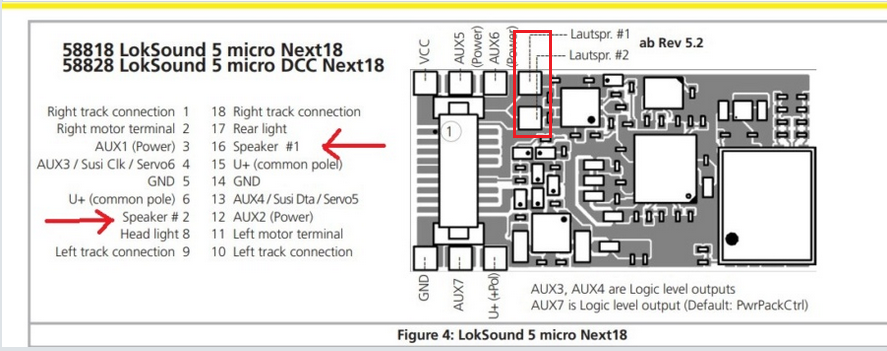 Decoder LokSound 5 Micro Next18 V5_mic10