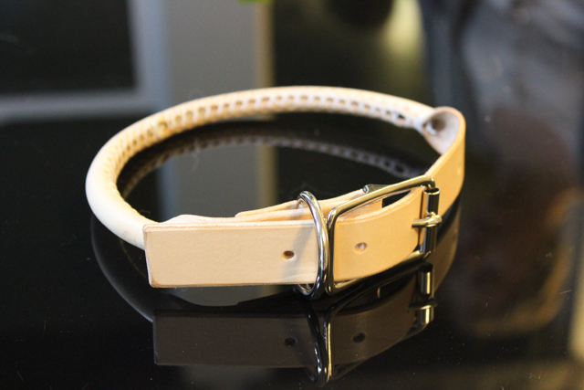 Rolled Leather Collar Collar10