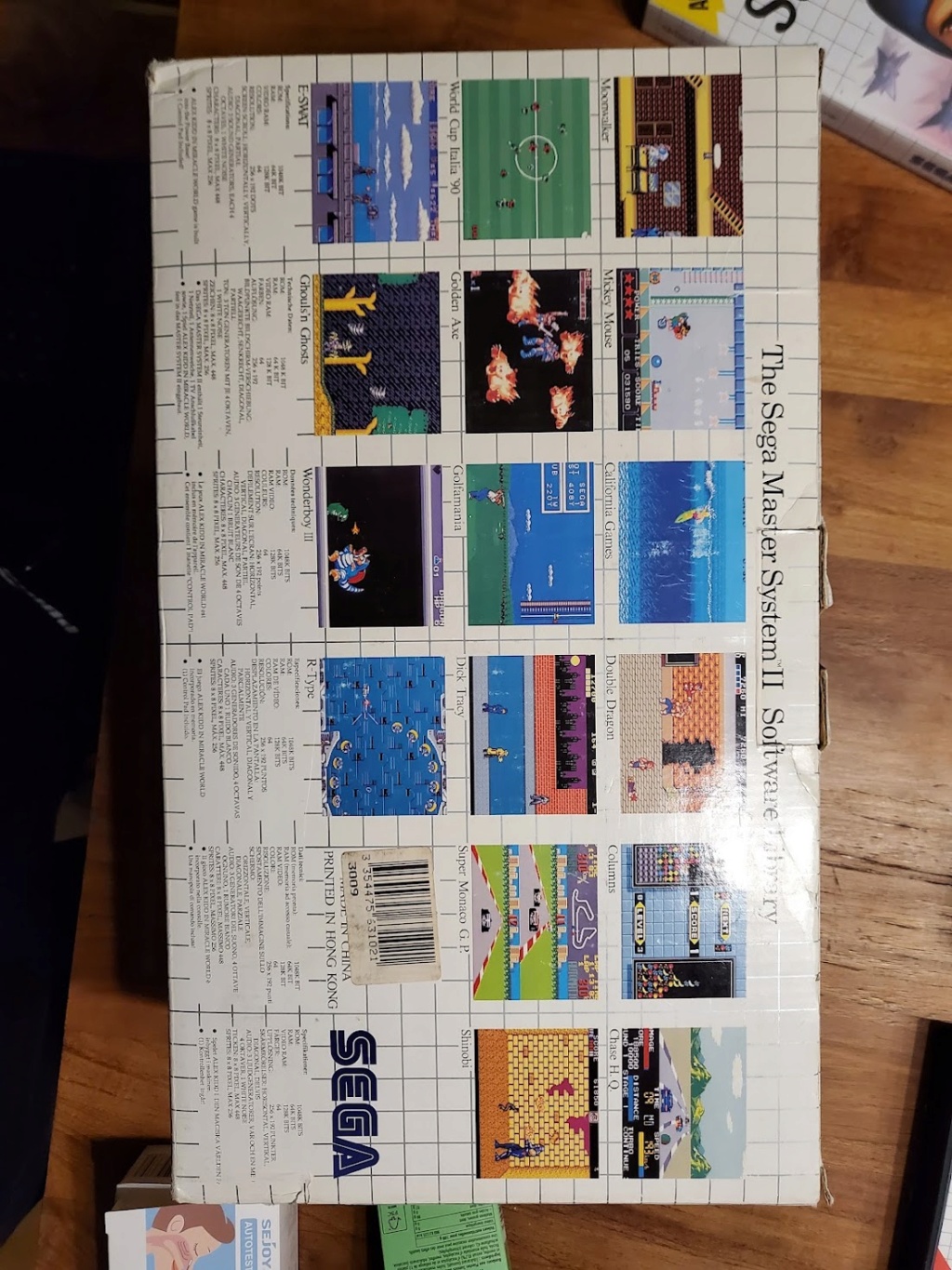 [EST] Partie de ma Collec MS / Pack Master System 2 en boite complète de chez complète + 50 jeux complets 310