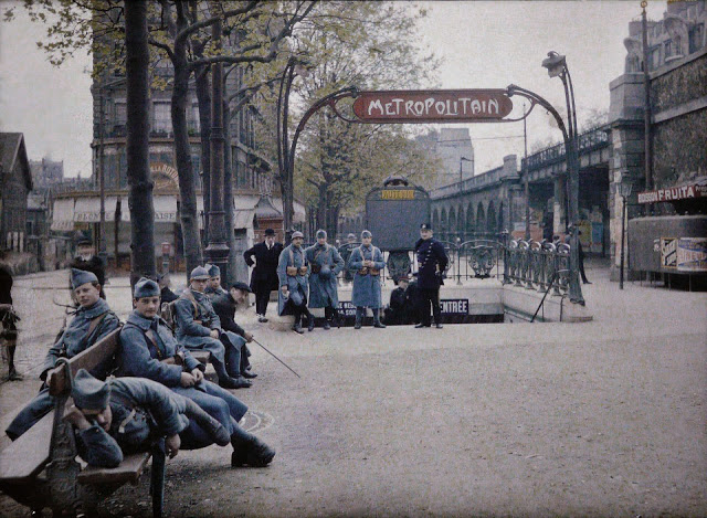 Autochrome de vues Paris entre 1912 et 1920. 28488210