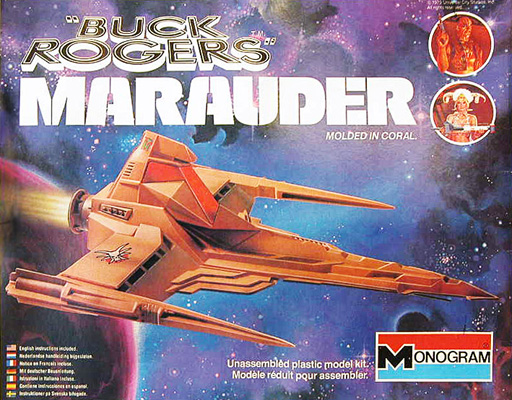 star - CERCO BUCK ROGERS MODEL KIT by MONOGRAM : STAR FIGHTER & DRACONIAN MARAUDER Buckro10