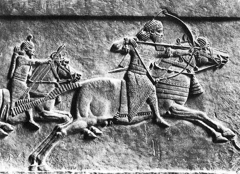 cavalier archer assyrien 800 av JC 800_av10