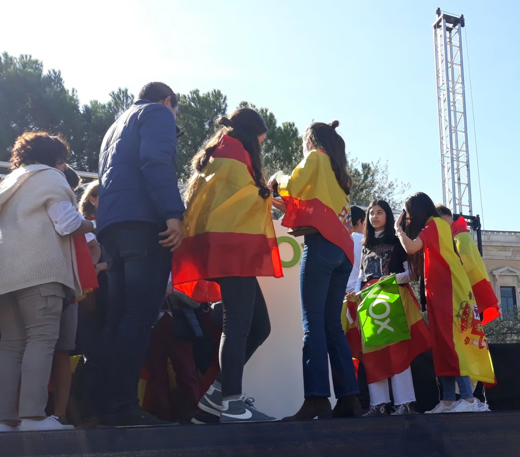 Juventudes de VOX en la manifestación España Siempre de la plaza Colón Manife15
