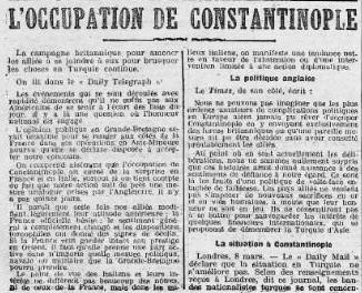Mainmise anglaise Sur Constantinople (1920) L_occu10