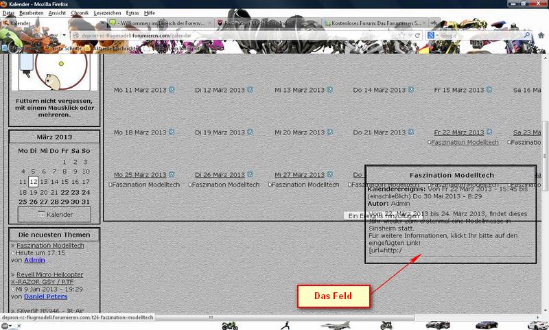 kalender t42670 -das -team -des -forums - [phpBB2]Kalender Infofenster Kalend10