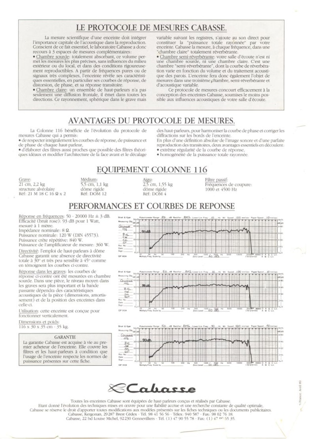 fiche technique Colonn14