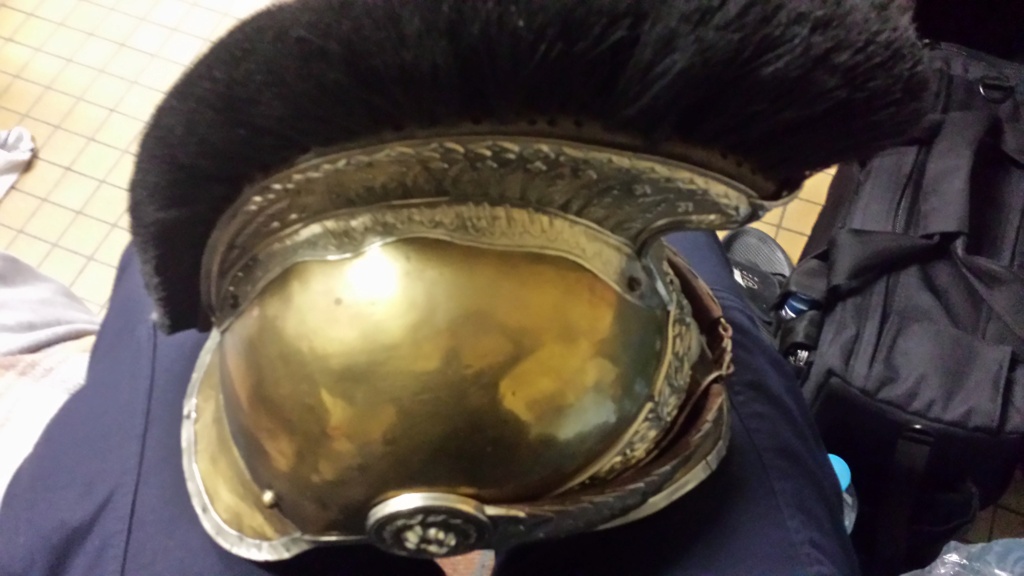 Casque de gendarme à pied 20141210