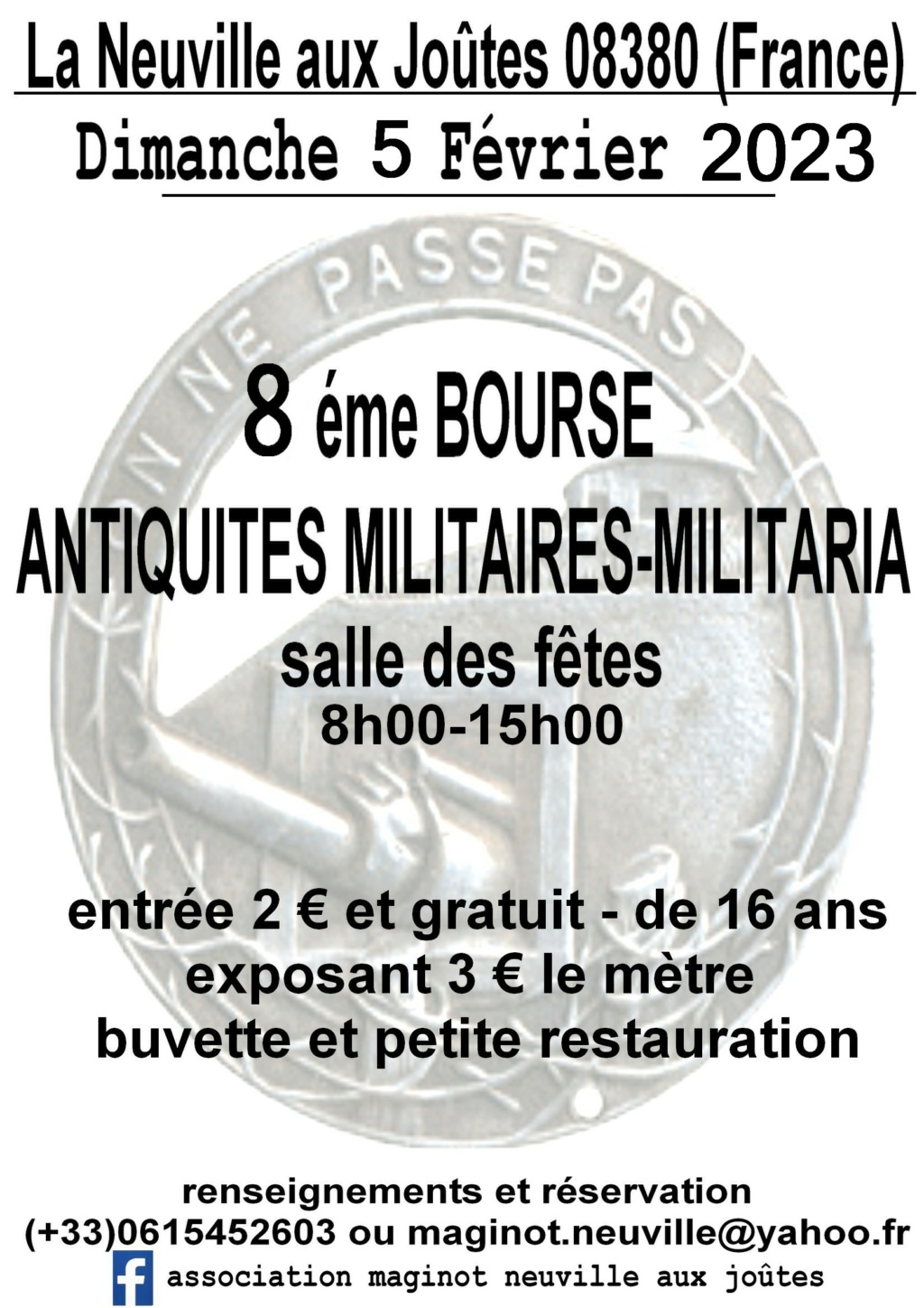 Bourse militaria la Neuville Aux Joutes (08) Dimanche 05 Février 2023 Img_2076