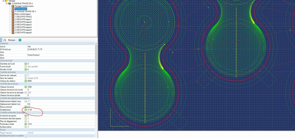 usinage trochoïdal  , encore une bizarerie dans le trajet outil Captur18