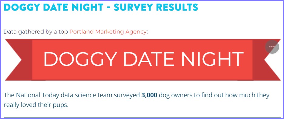 National Today * Doggy Date Night – February 3, 2024  * Dd110