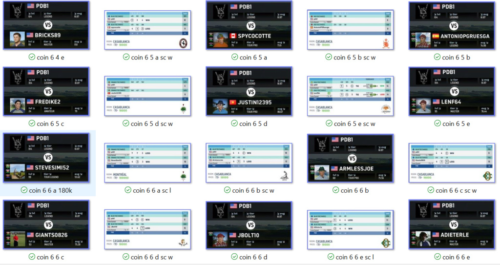 MATCHUPS & SCORECARDS JAN  through  NOV 2021 Nb_1811