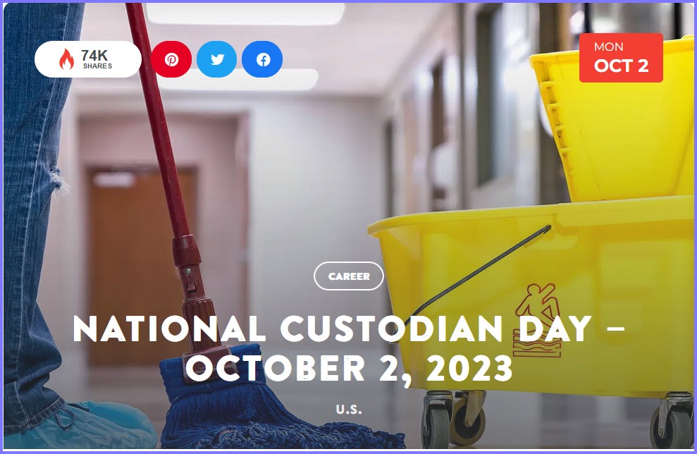 National Today Monday October 2 *National Custodian Day* Oct_210