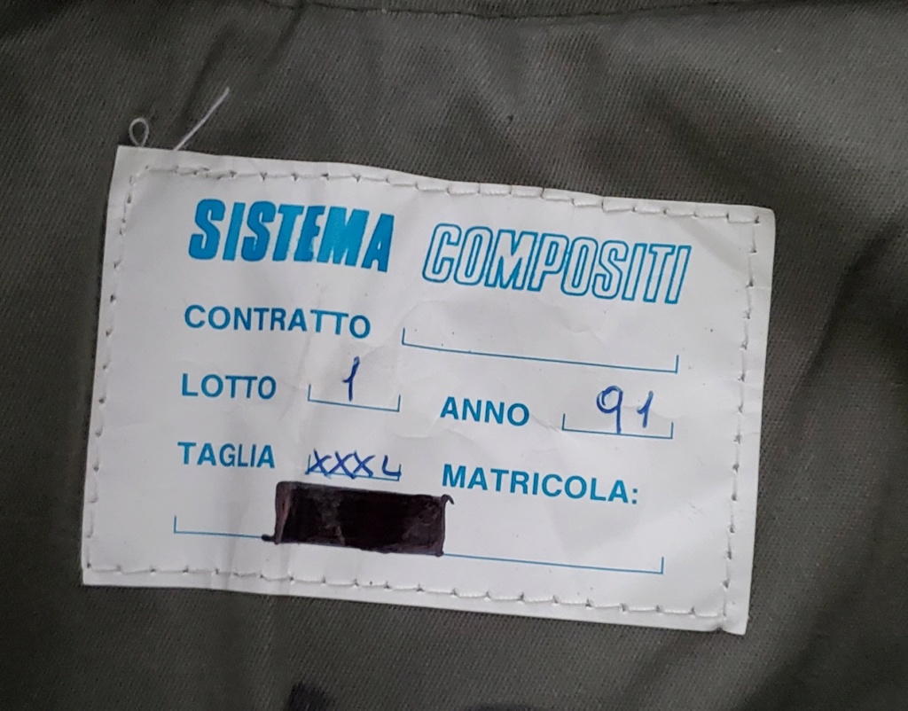 Italian Gear used in Somalia - Operation IBIS 1992-1994. 20200415
