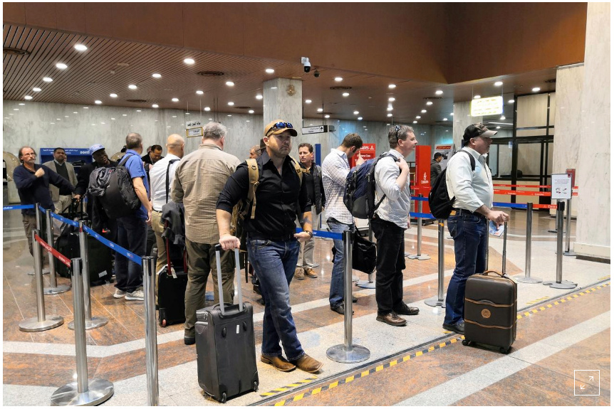 Dozens of U.S. oil workers leaving Iraq after air strike Screen15