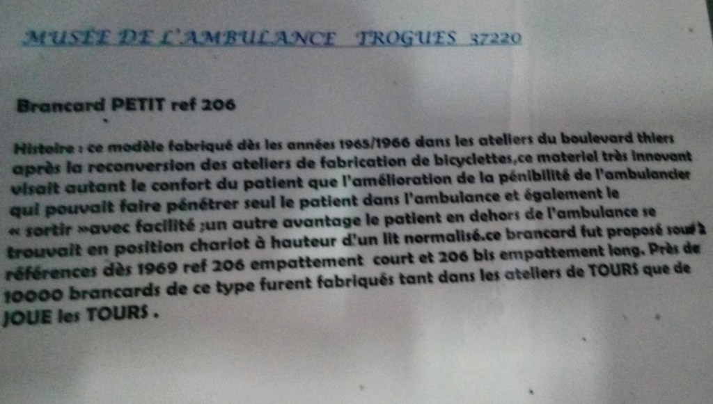 Musée des ambulances PETIT Branca11
