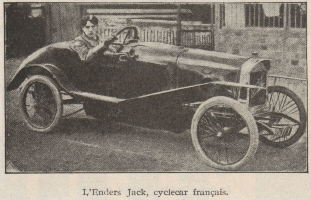 ENDERS JACK cyclecar Export85