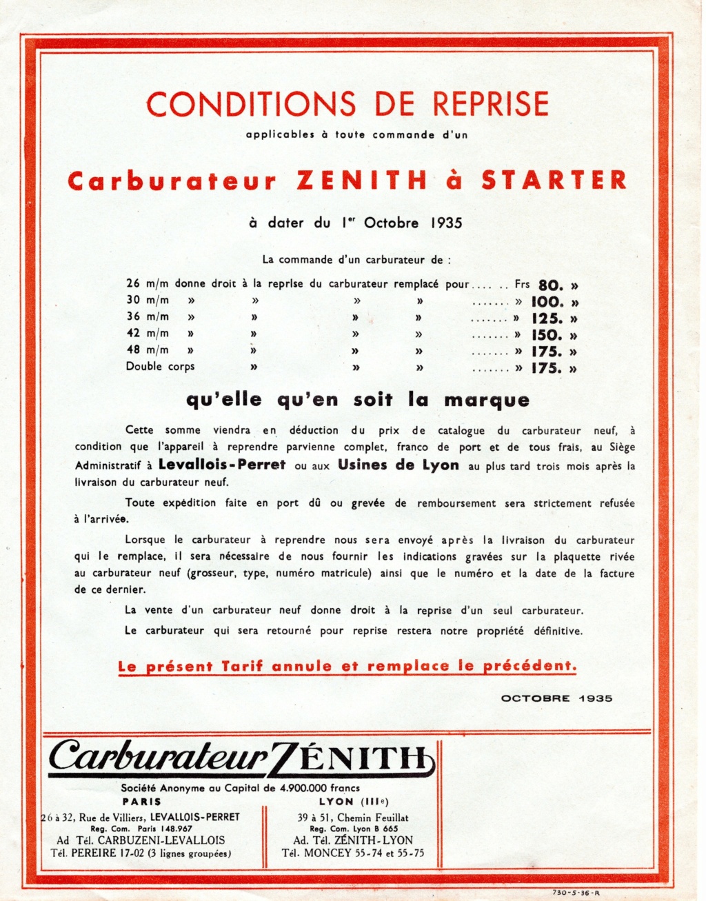 Zenith carburateur Img20319