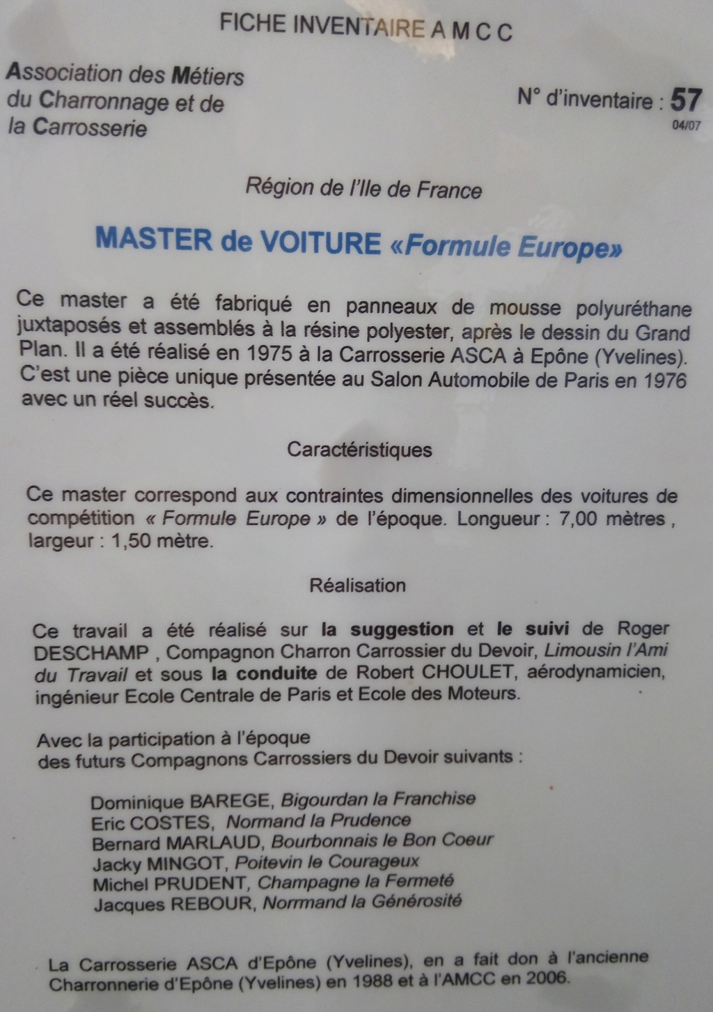 Musée des ambulances PETIT Master12