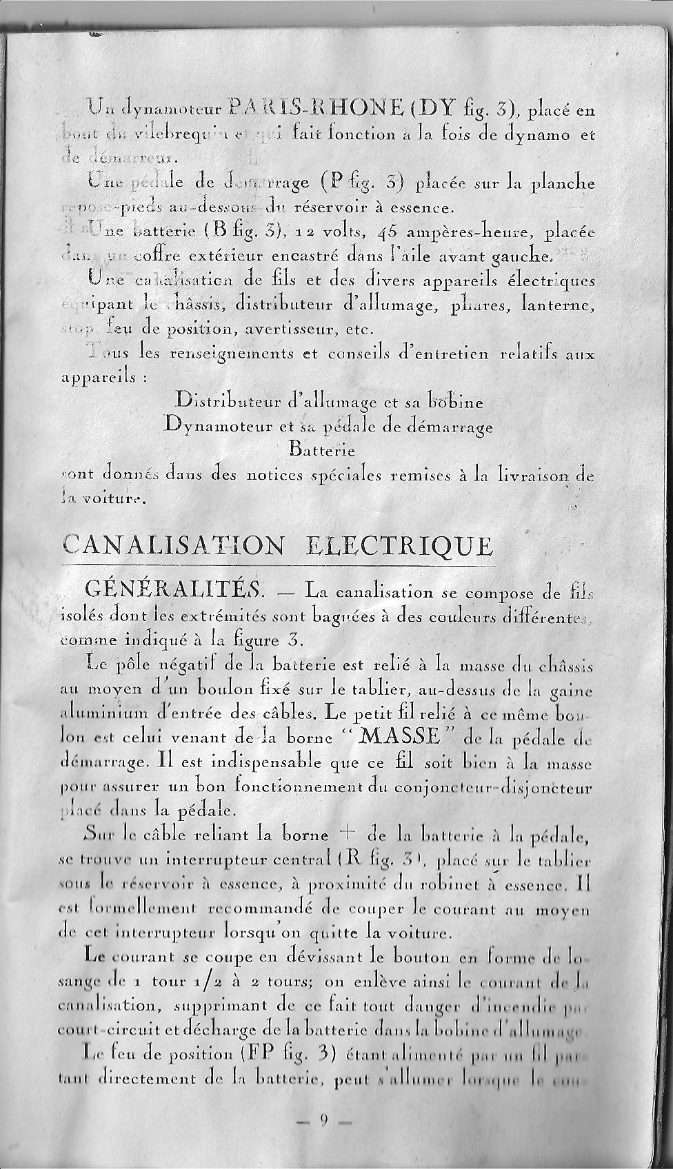 LICORNE LO4 notice d'entretien de Juillet 1931 Notice22