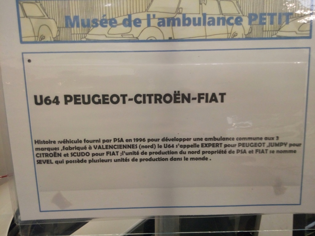 Musée des ambulances PETIT Peugeo12