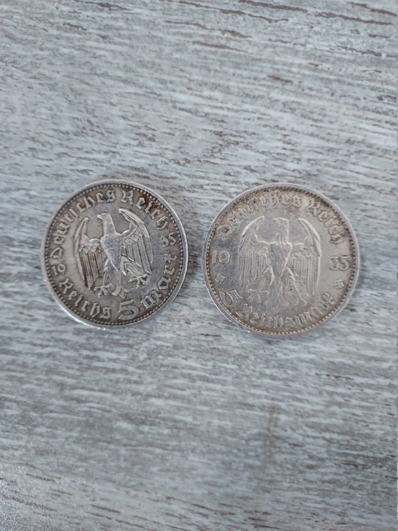 Pieces allemandes en argent 20210419