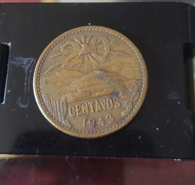 México, 20 Centavos de 1943 Img-2479