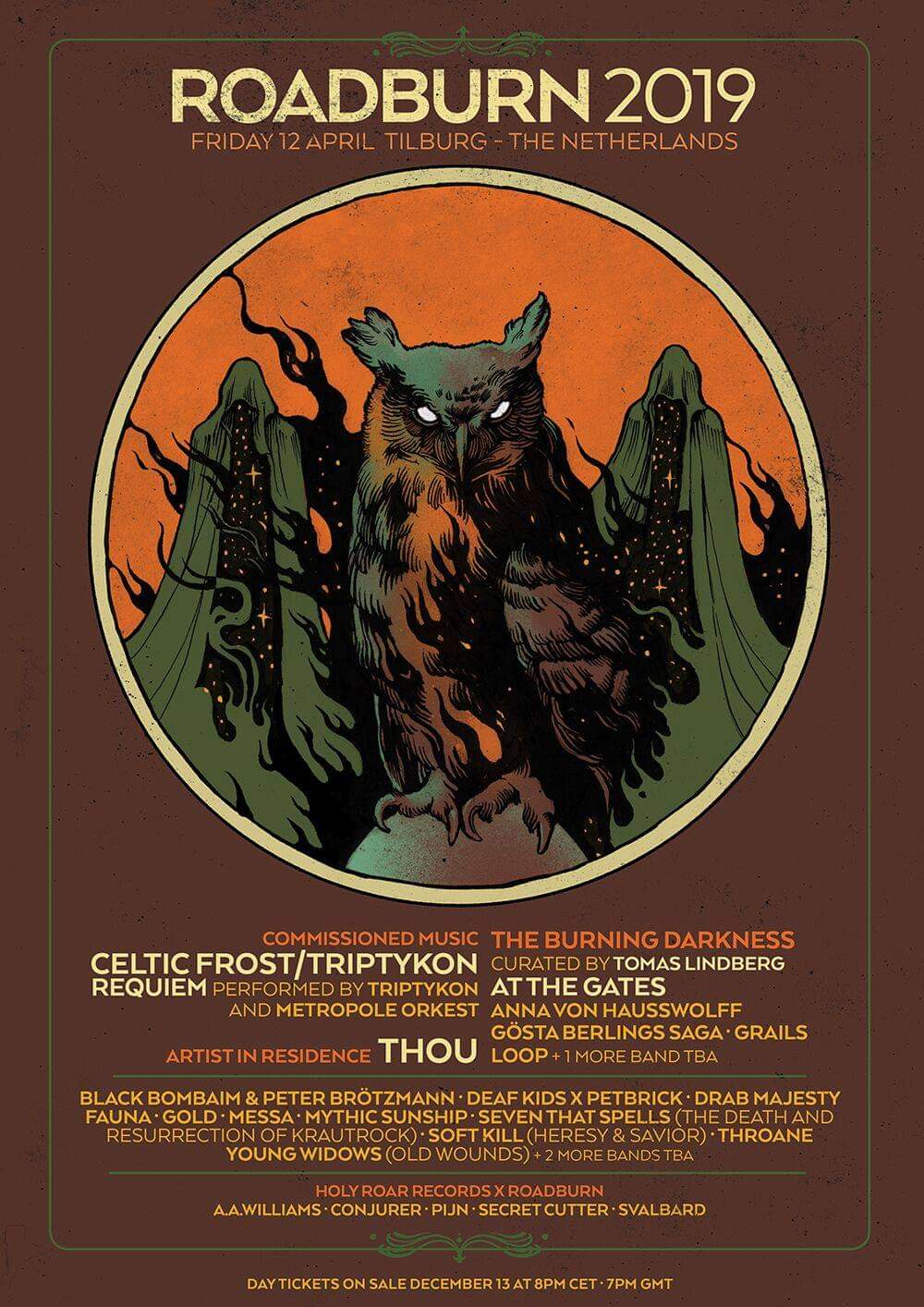 ROADBURN 2019 [11-14 Abr] THOU, MONO, Sleep, Old Man Gloom, Drab Majesty, Gold, Ulcerate, Triptykon. - Página 12 48375410