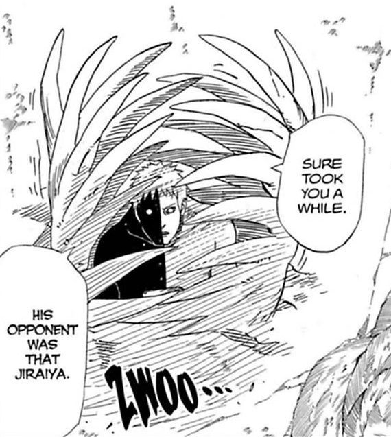 Naruto arco Pain é superior ao Jiraiya? Então me diga como ele se sairia no lugar de seu Sensei - Página 3 0383-018