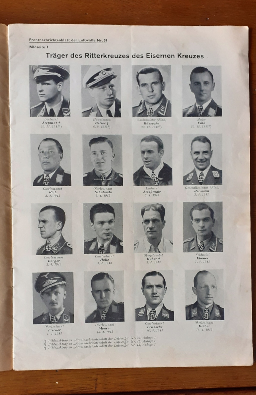 bulletin du front de la Luftwaffe Feuill17