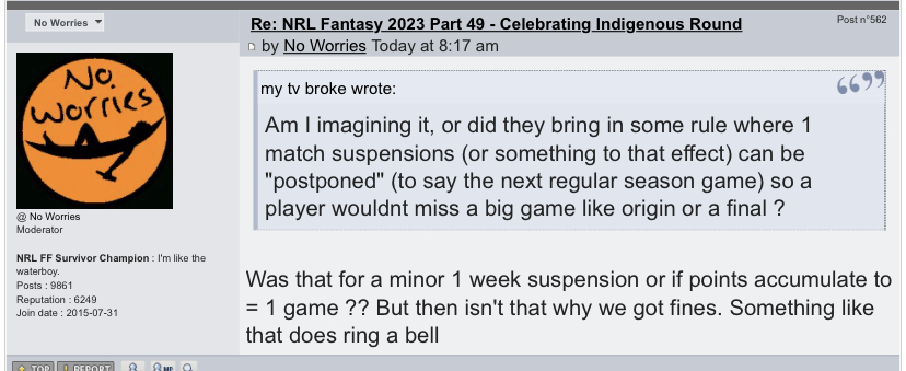 NRL Fantasy 2023 Part 50 - Teddy time - Page 9 Img_1410