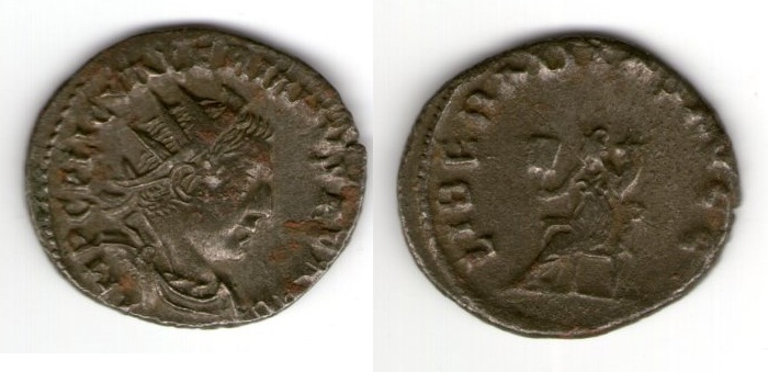 Antoniniano de Valeriano I. FELICITAS AVG. Felicitas estante a izq. Roma. Cl_12110