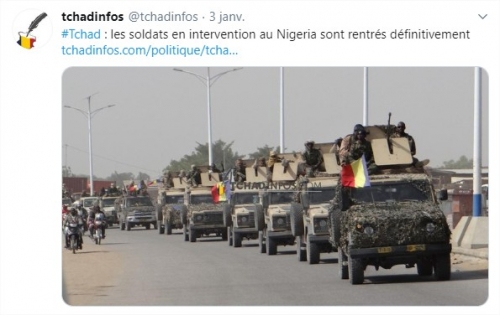 2020/01/04 Le Tchad rapatrie ses soldats du Nigeria mais la lutte contre Boko Haram continue Tchad_12