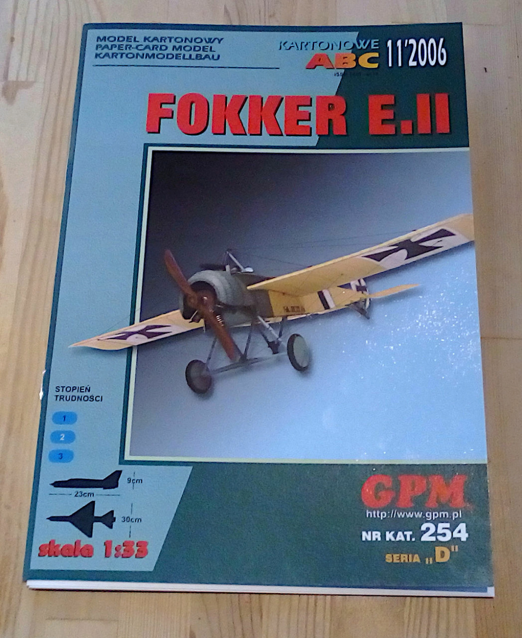 Des Wanninger's Flying Circus: Fokker E III, 1:20 Gpm-111