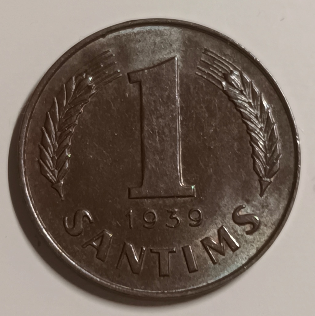 Letonia 1 Santims 1939 20211114