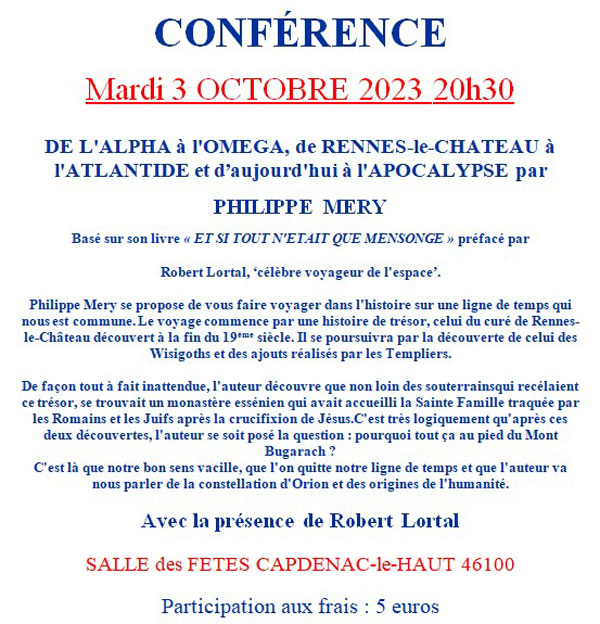 Conférences à Rennes-les-Bains et Capdenac-le-Haut Capden10