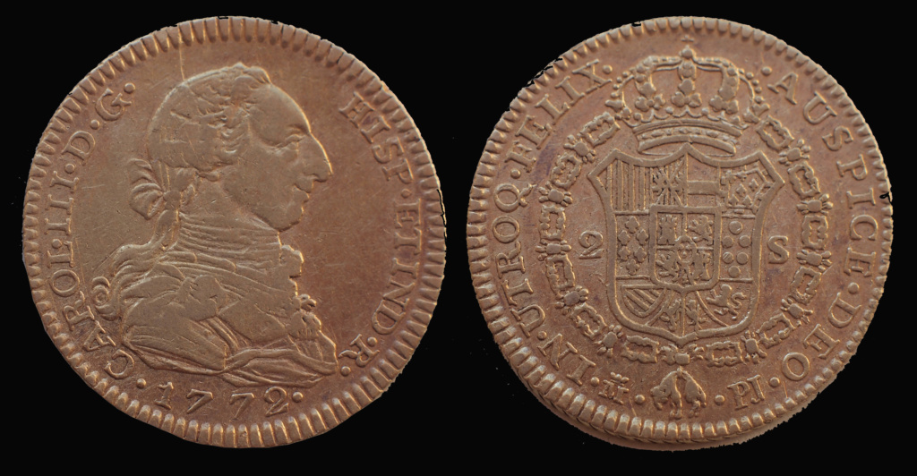 Carlos III, 2 escudos 1772 PJ, Madrid 2_escu11