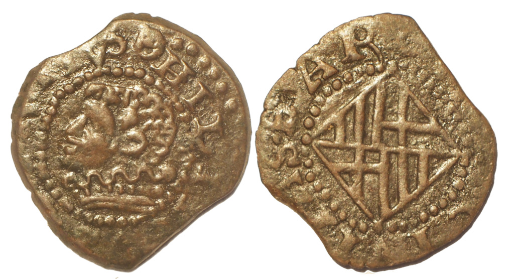 Dobler de Barcelona, Felipe III, año 1600 Dobler15