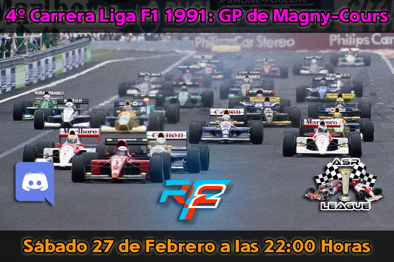 4º Carrera del Campeonato | Liga F1 1991 (rFactor 2) Planti10