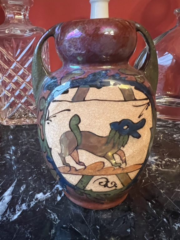 Really interesting vase, has marks on base can anyone help identify  10d17610