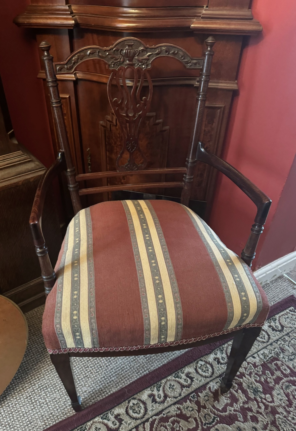Can anyone help date this chair  Img_8211